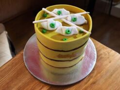 momos-theme-fondant-cake
