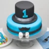 Moustache And Hat Fondant Cake 1 moustache and hat fondant cake 1 From LallamTop Cake Shop