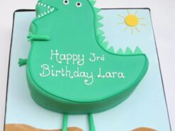 Mr Dinosaur from Peppa Pig Cake