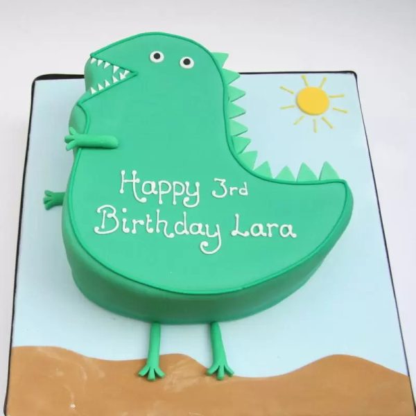 Mr Dinosaur from Peppa Pig Cake 3 Mr Dinosaur from Peppa Pig Cake