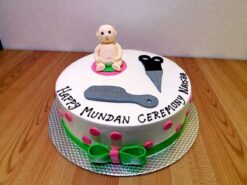 Mundan Ceremony Semi Fondant Cake