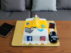 Musical Sleep Fondant Cake
