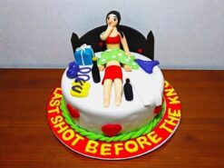 Naughty Bachelorette Fondant Cake