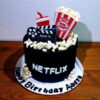 netflix theme customized cake 2 From LallamTop Cake Shop