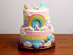 Oceanic Rainbow Delight Cake