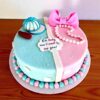 Oh Baby Fondant Cake 2 oh baby fondant cake 2 6ab1b1f55b3b6 From LallamTop Cake Shop