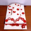 one number shape fondant cake 1 From LallamTop Cake Shop