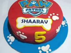Paw Patrol Theme Fondant Cake
