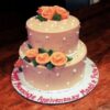 Peach Rose Anniversary Cake 1 peach rose anniversary cake 1 From LallamTop Cake Shop