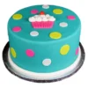 Cupcake Theme Fondant Cake 2 pearl in shell theme cake 14 6ab1abf4bebe8 From LallamTop Cake Shop