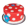 White Polka Dot Red Fondant Cake 1 pearl in shell theme cake 14 6ab1abfc34682 From LallamTop Cake Shop
