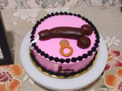 Penis Theme Semi Fondant Naughty Cake