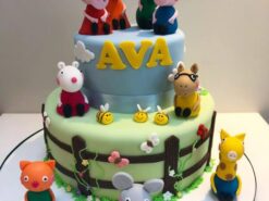 Peppa and Friends Birthday Cake