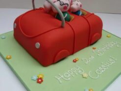 Peppa Pig Car Cake