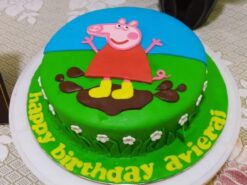 Peppa Pig Fondant Cake from LallanTop Cake Shop