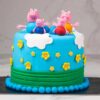 Peppa Pig Kids Fondant Cake 2 peppa pig kids fondant cake 1 From LallamTop Cake Shop