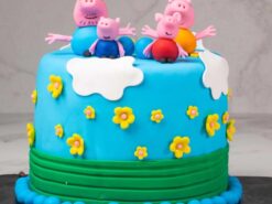 Peppa Pig Kids Fondant Cake