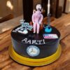 Personalized Party Vibe Fondant Cake 2 personalized party vibe fondant cake 1 From LallamTop Cake Shop