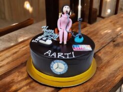 Personalized Party Vibe Fondant Cake