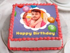 Picture Palette Birthday Photo Cake