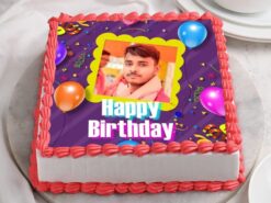 Picture Paradise Birthday Photo Cake