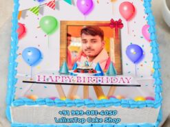 Picture-Perfect Bliss Birthday Photo Cake