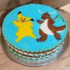 Pikachu and Dragonite Adventure Cake 2 pikachu and dragonite adventure cake 1 From LallamTop Cake Shop
