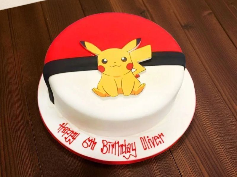 Pikachu Thunderbolt Cake 3 Pikachu Thunderbolt Cake