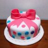 Pink Bow and Polka Dots Cake 2 pink bow and polka dots cake 6 From LallamTop Cake Shop
