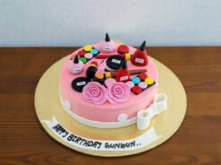 Pink Fashion Rose Cake