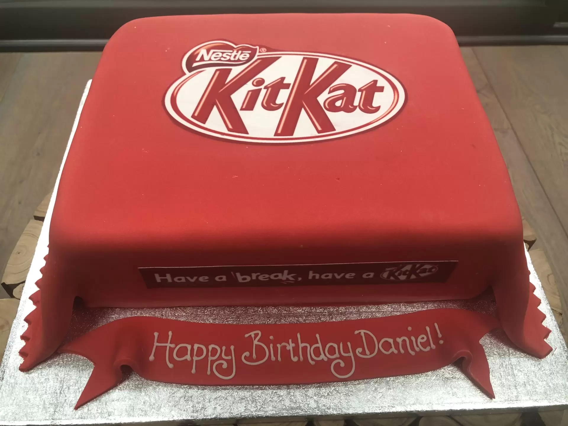 Kitkat Chocolate Bar Fondant Cake 3 Kitkat Chocolate Bar Fondant Cake from LallanTop Cake Shop - Perfect for Celebrations