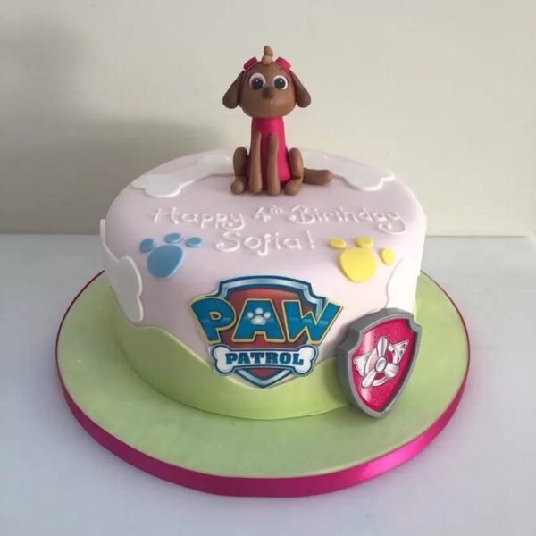 Pink Paw Patrol Birthday Cake 3 Pink Paw Patrol Birthday Cake