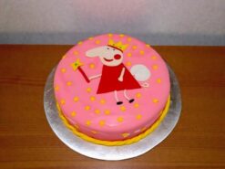 Pink Peppa Pig Angel Cake