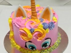 Pink Unicorn Birthday Cake