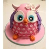 pinki the owl fondant cake 1 From LallamTop Cake Shop