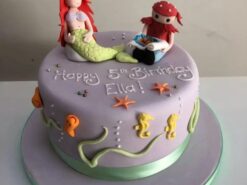 Pirate and Mermaid Birthday Cake