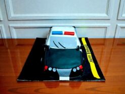 Police Car Fondant Cake
