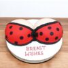 Polka Red Dot Bra Naughty Cake 1 polka-red-dot-bra-naughty-cake