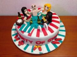Pool Party Theme Naughty Cake