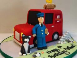 Postman Pat Fondant Cake