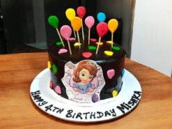Princess Balloon Cake