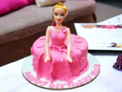 Princess Barbie Fondant Cake