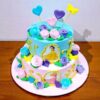 princess theme designer cream cake 2 6ab1b20693068 From LallamTop Cake Shop