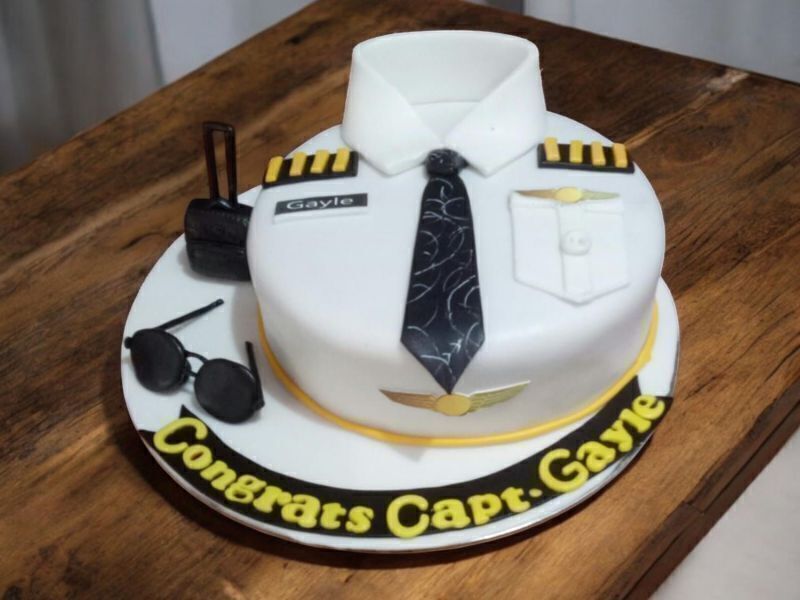 Professional Aviator Celebration Cake 3 Professional Aviator Celebration Cake
