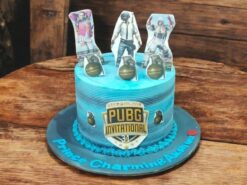 PUBG Cool Blue Cake
