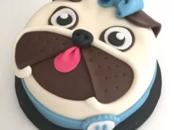 Pug Puppy Dog Theme Cake