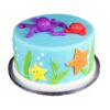pumpkin fence fondant cake 14 From LallamTop Cake Shop