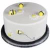 Bumble Bee Theme Cake 2 pumpkin fence fondant cake 14 From LallamTop Cake Shop