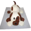 Puppy Dog Designer Fondant Cake 1 puppy dog designer fondant cake 1 From LallamTop Cake Shop