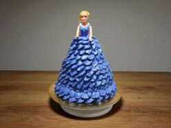 Purple Barbie Doll Cake